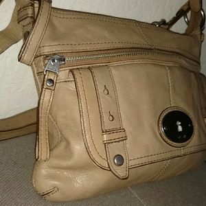 Fossil ZB4513 Maddox Top Zip Cross Body Purse Bag